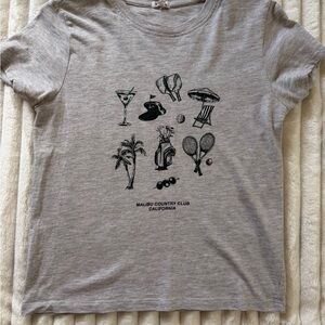 Garage Heather Gray Malibu Graphic Tee